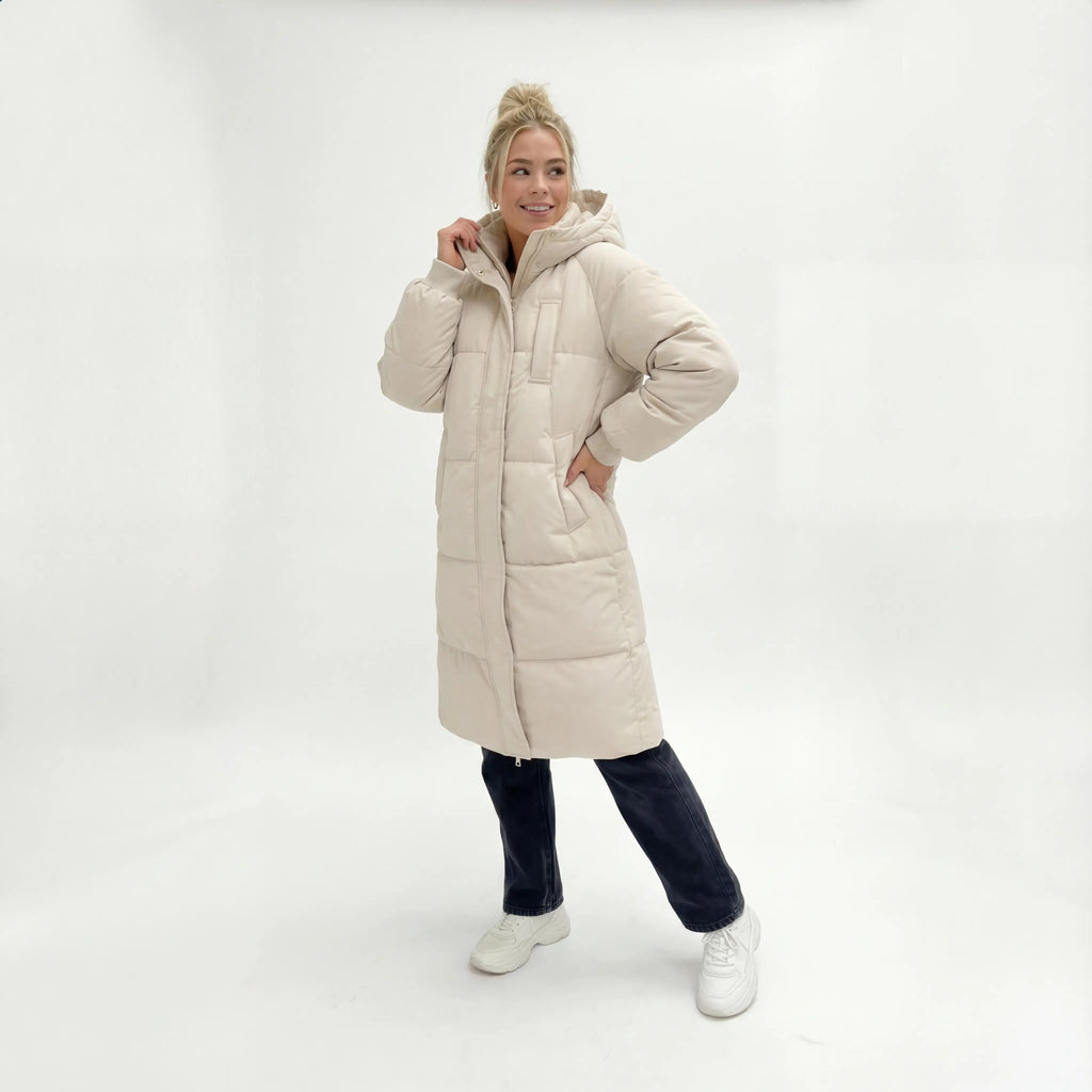 Elsa – lång pufferjacka