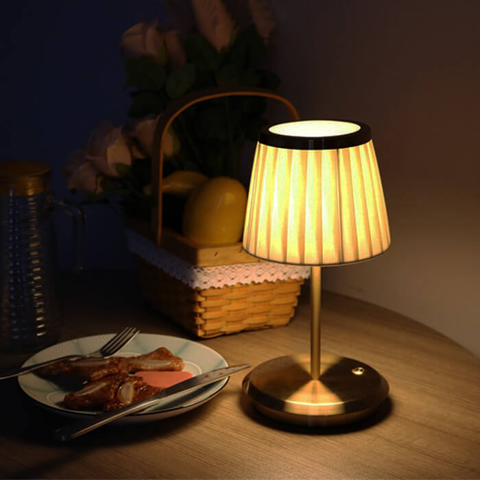 DreamDrape - Lampa stołowa z tkaniny z funkcją ściemniania