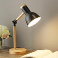 LuminoShade - Nowoczesna Drewniana Lampa Biurkowa w Stylu Skandynawskim