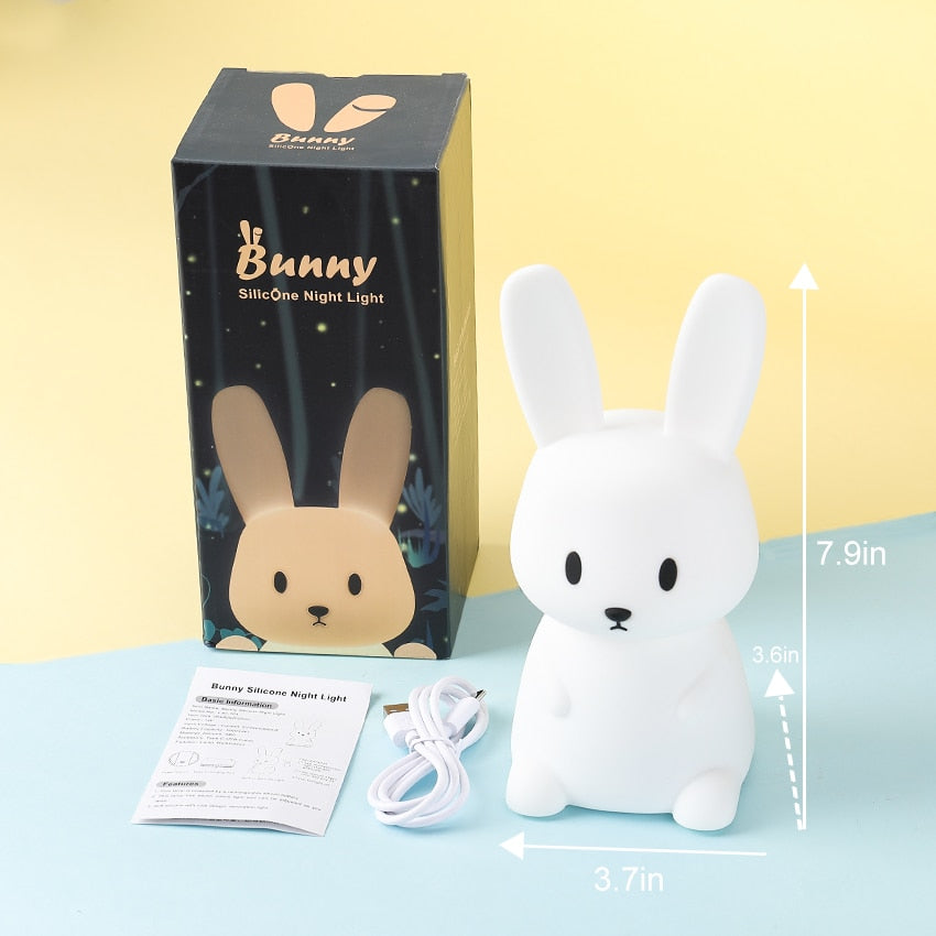 Bunny Dotykowa Lampa LED Nocna dla Dzieci